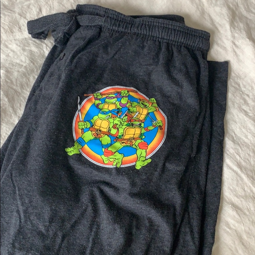 Ninja turtle pajama bottoms ❤️